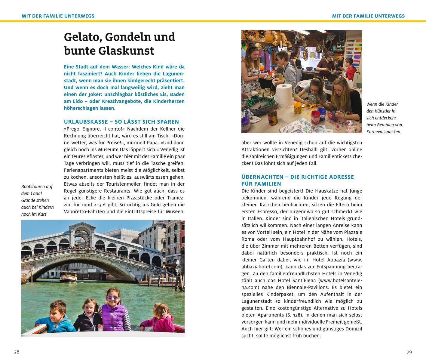 Beispielinhalt (Bild) ADAC Reiseführer plus Venedig