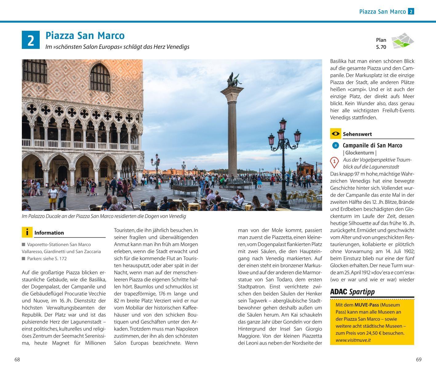 Beispielinhalt (Bild) ADAC Reiseführer plus Venedig