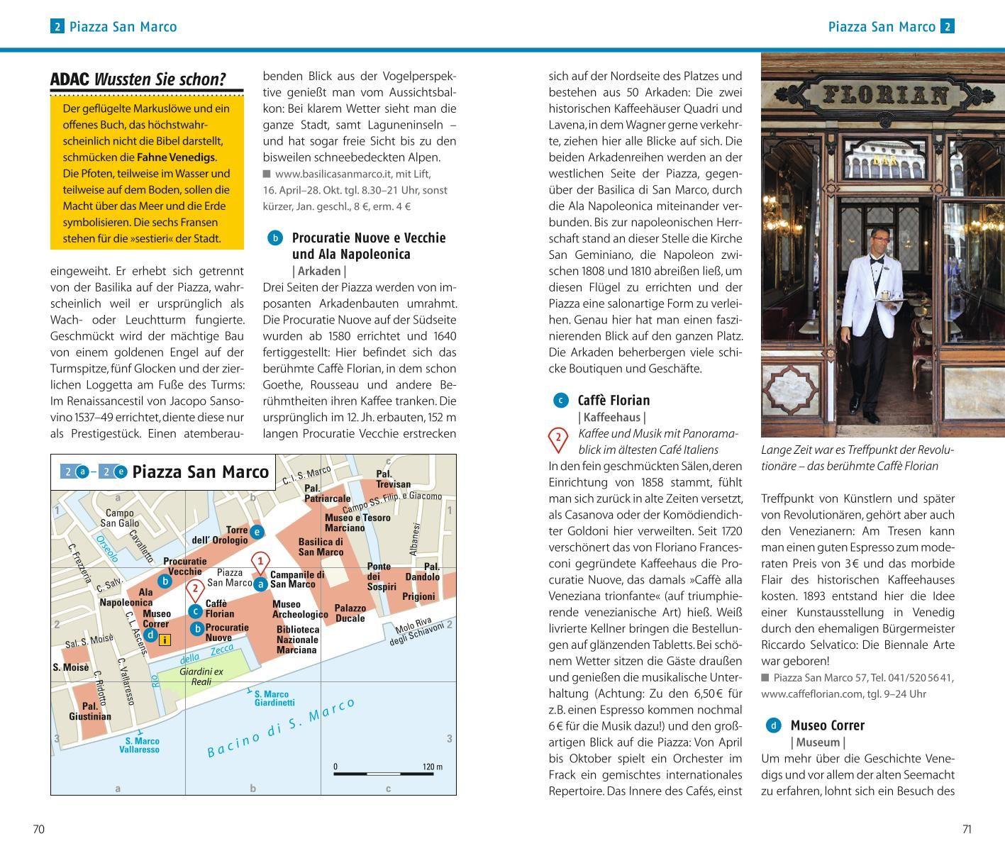Beispielinhalt (Bild) ADAC Reiseführer plus Venedig
