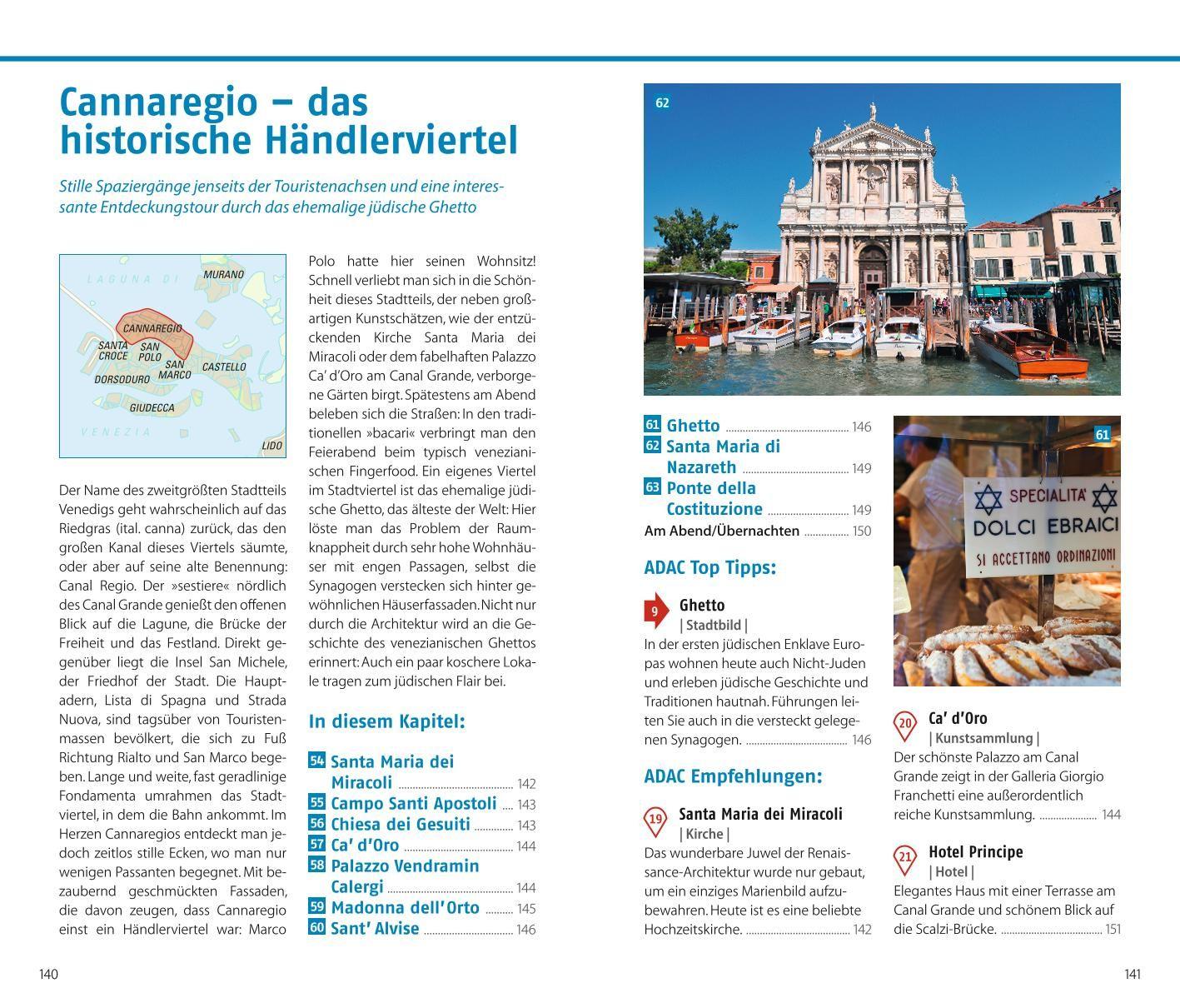 Beispielinhalt (Bild) ADAC Reiseführer plus Venedig