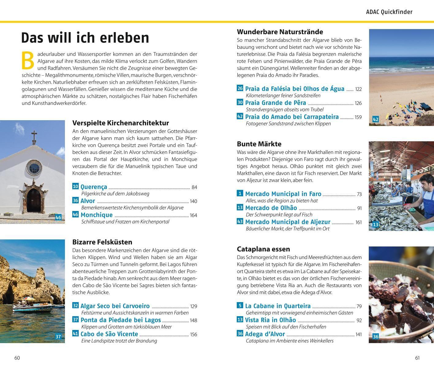 Beispielinhalt (Bild) ADAC Reiseführer plus Algarve