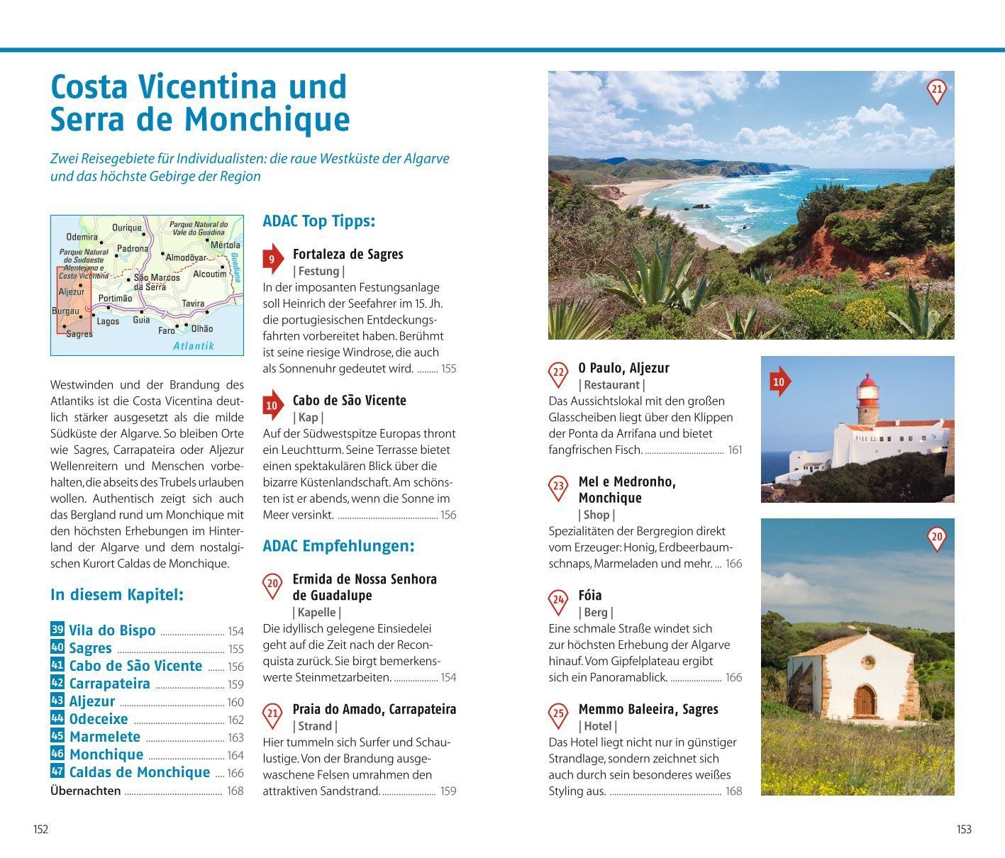 Beispielinhalt (Bild) ADAC Reiseführer plus Algarve