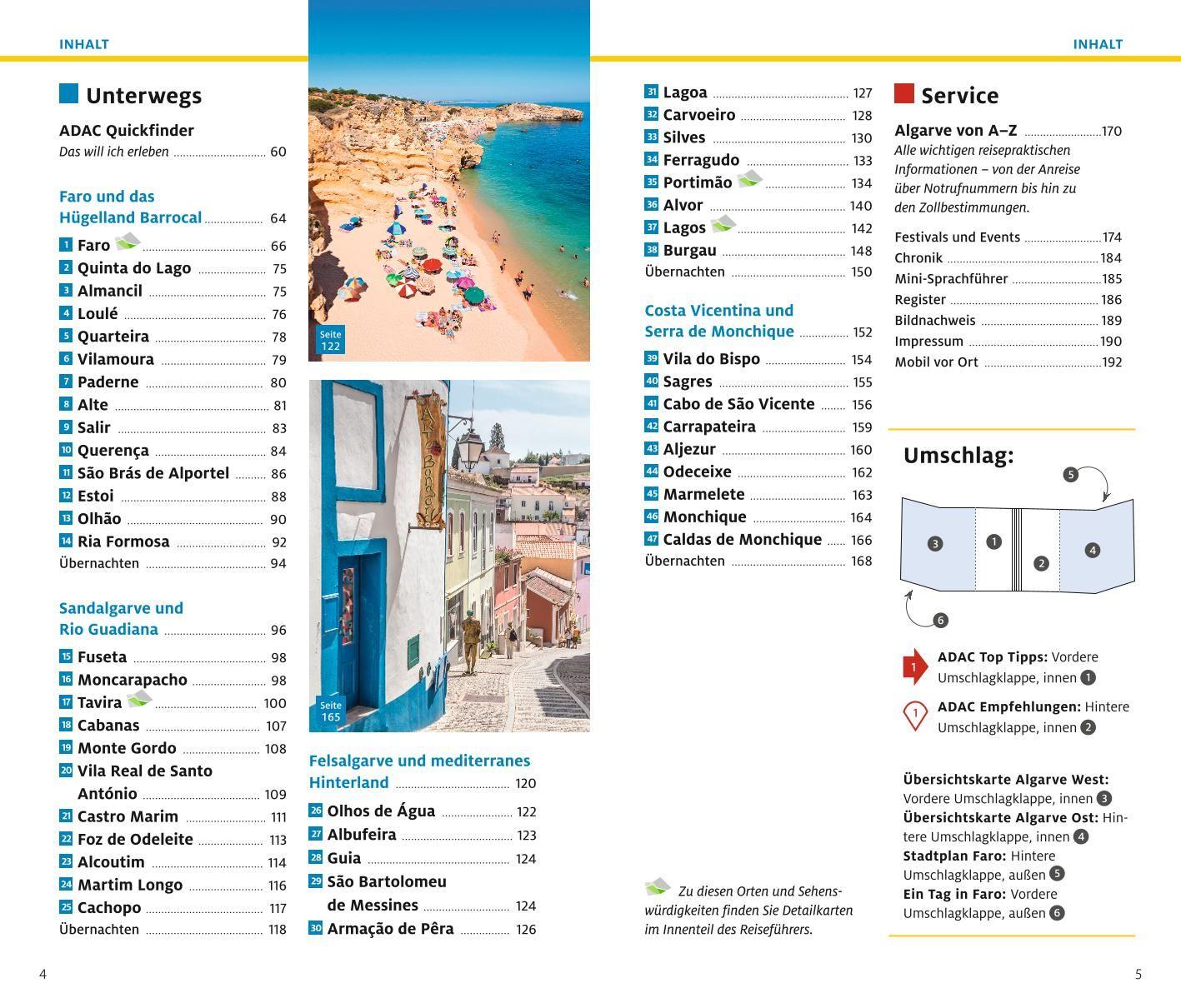 Beispielinhalt (Bild) ADAC Reiseführer plus Algarve