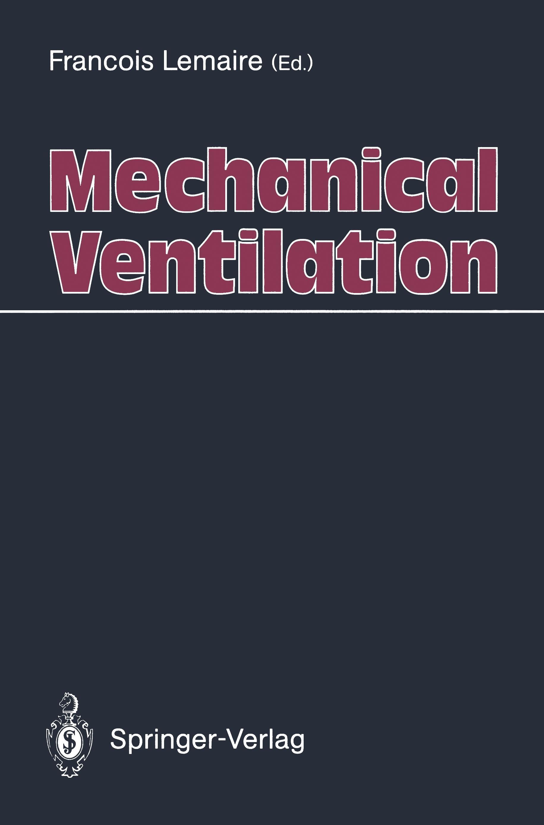 Vorderes Coverbild Mechanical Ventilation