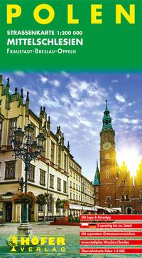 Vorderes Coverbild Höfer Polen PL006 Mittelschlesien - Fraustadt /Breslau /Oppeln/1 : 200 000