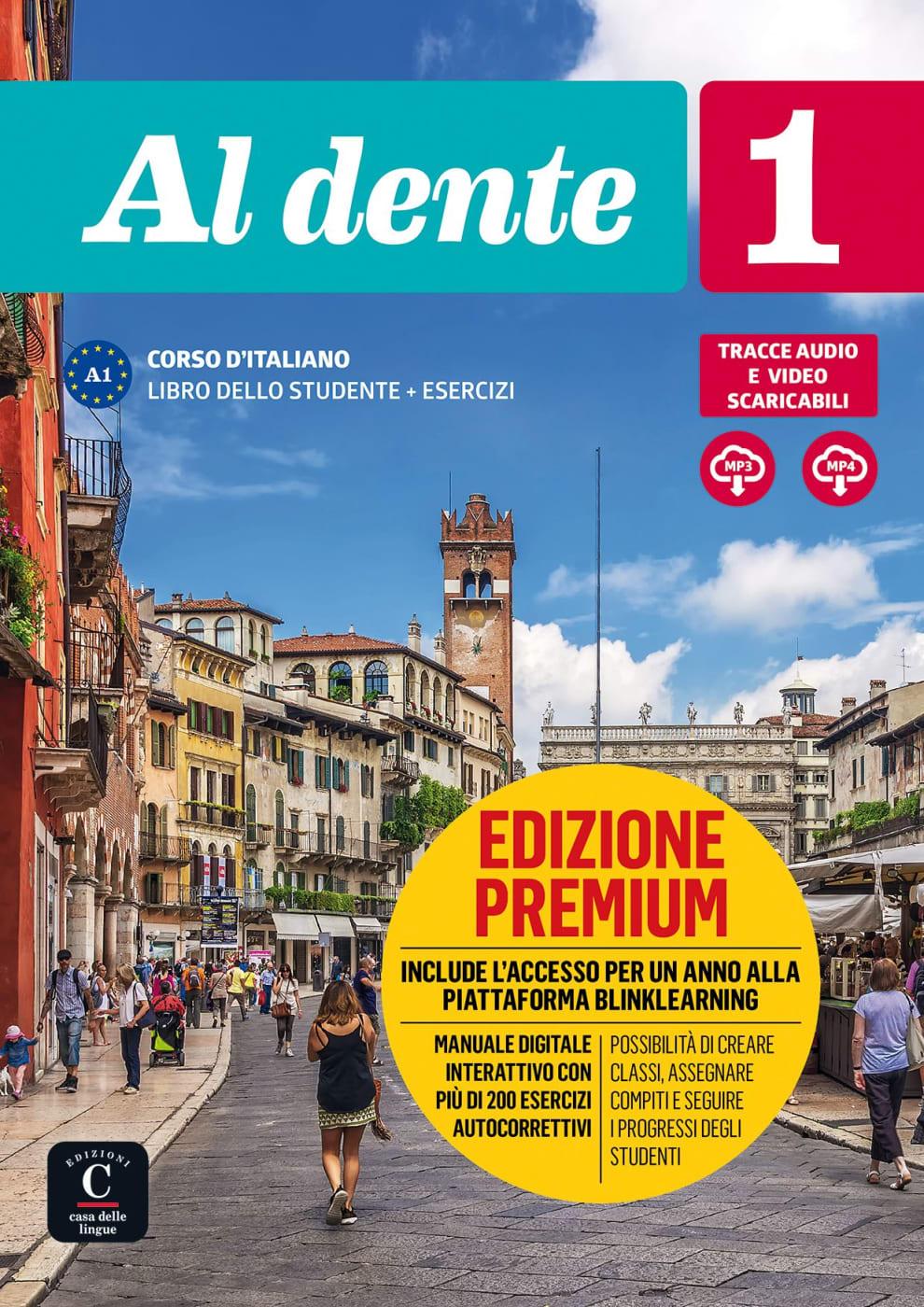 Vorderes Coverbild Al dente 1 (A1). Libro dello studente+ esercizi + CD + DVD + Premium