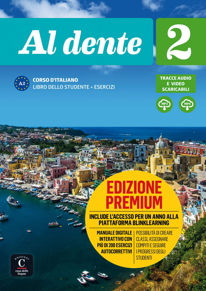 Vorderes Coverbild Al dente 2 (A2). Libro dello studente+ esercizi + CD + DVD + Premium