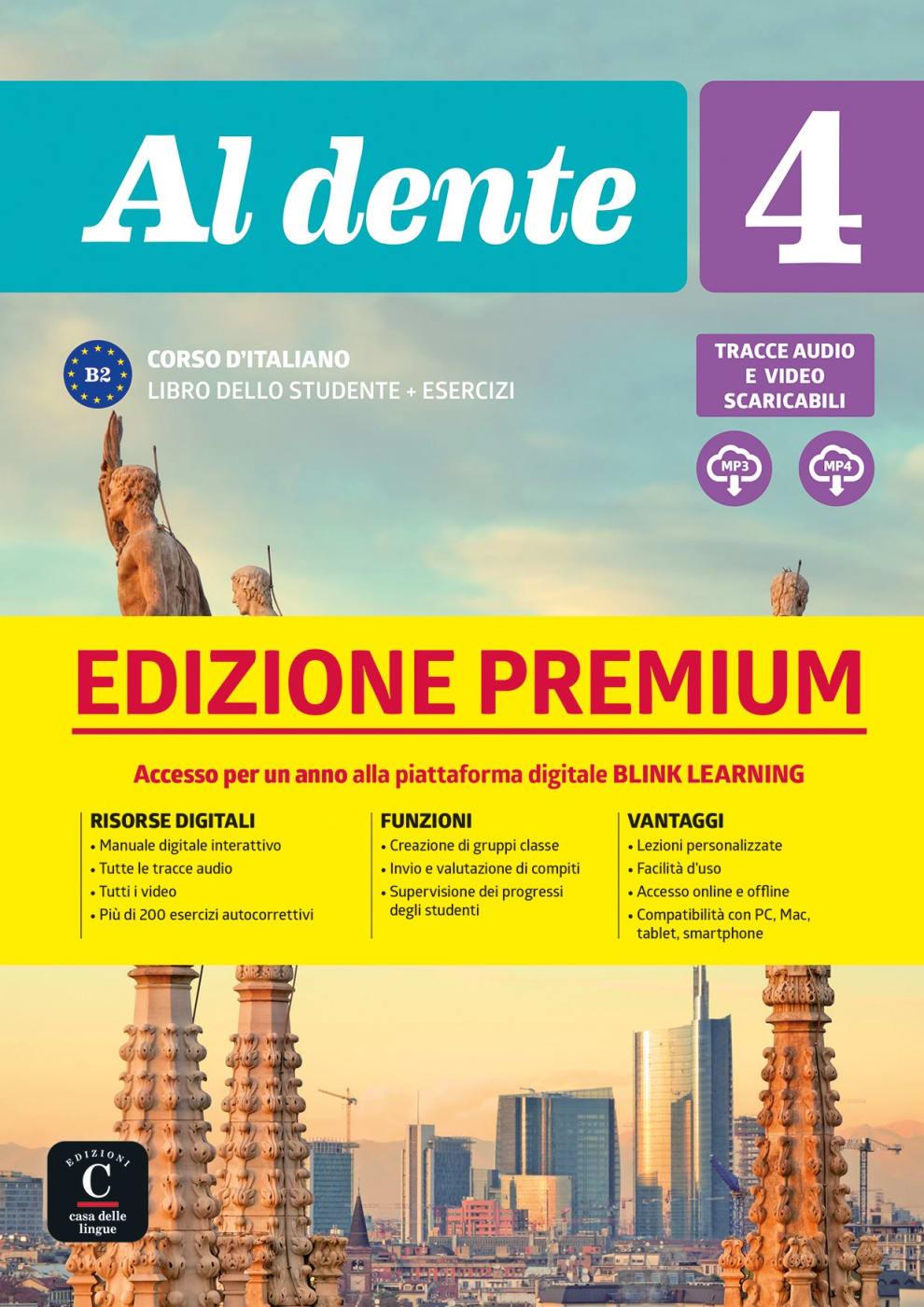 Vorderes Coverbild Al dente 4 (B2). Libro dello studente+ esercizi + CD + DVD + Premium
