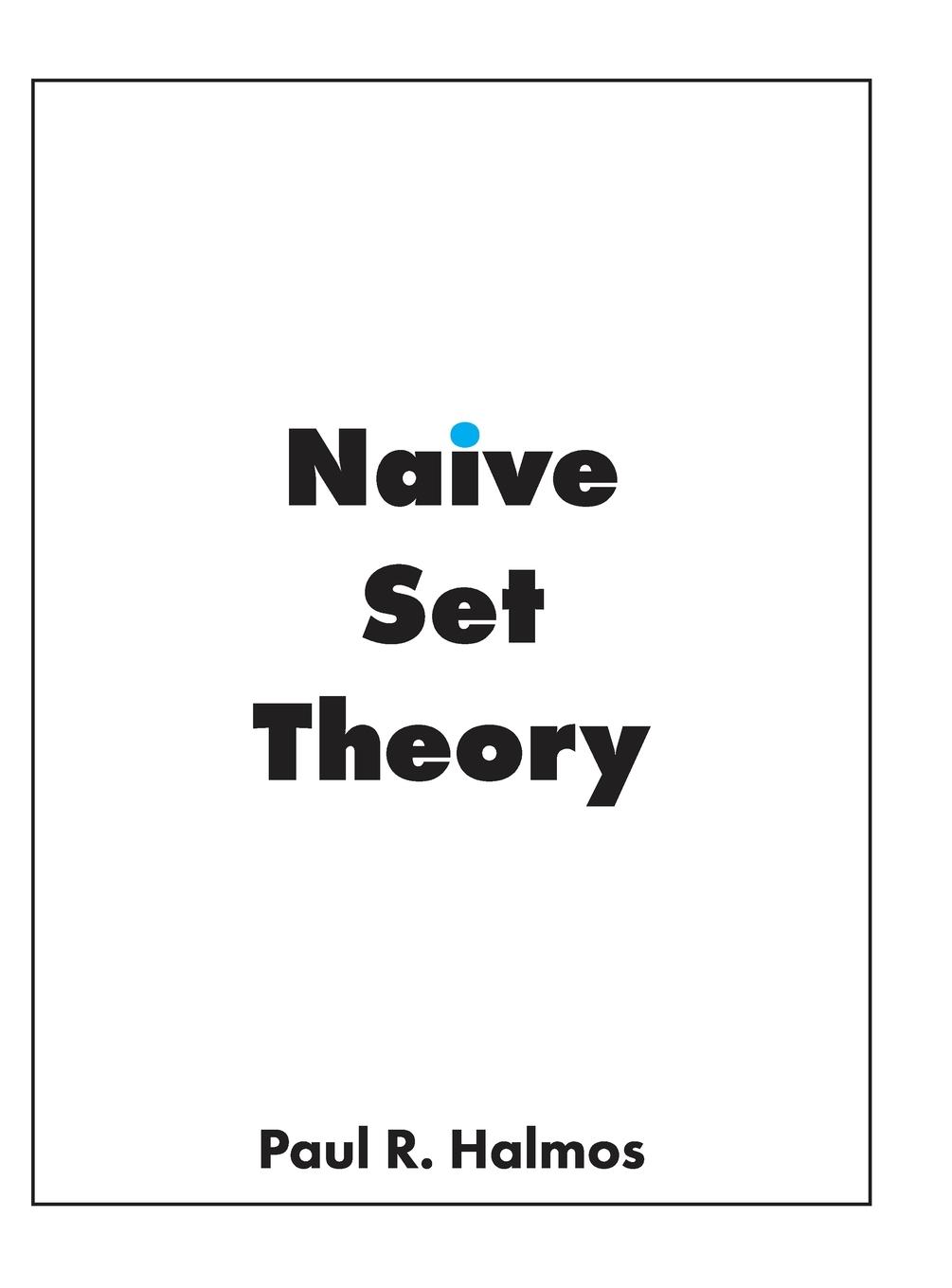 Vorderes Coverbild Naive Set Theory