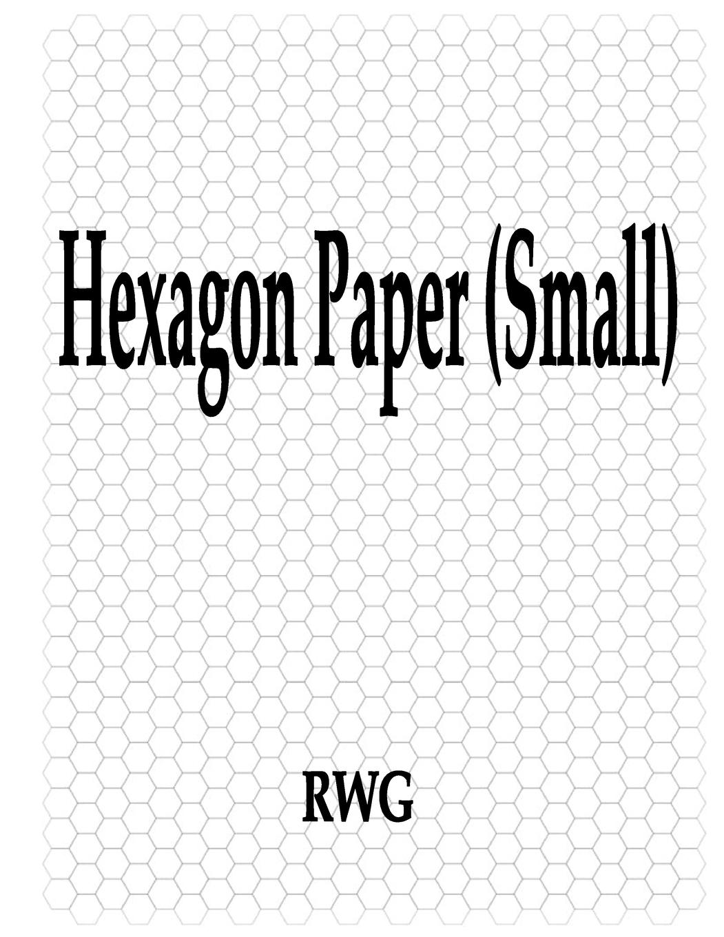 Vorderes Coverbild Hexagon Paper (Small)