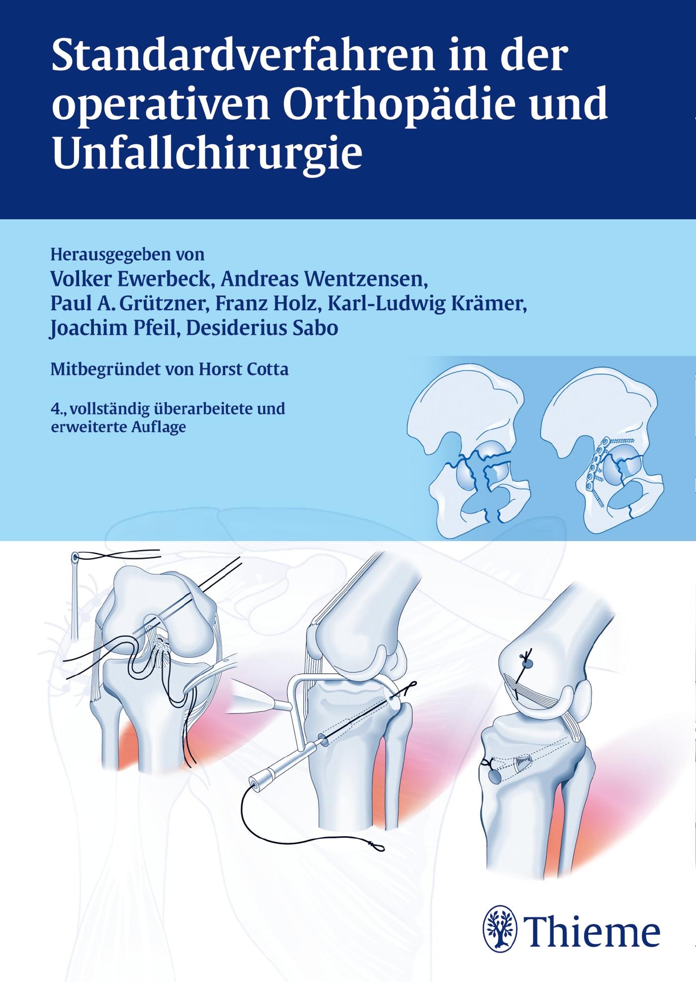 Vorderes Coverbild Standardverfahren in der operativen Orthopädie und Unfallchirurgie