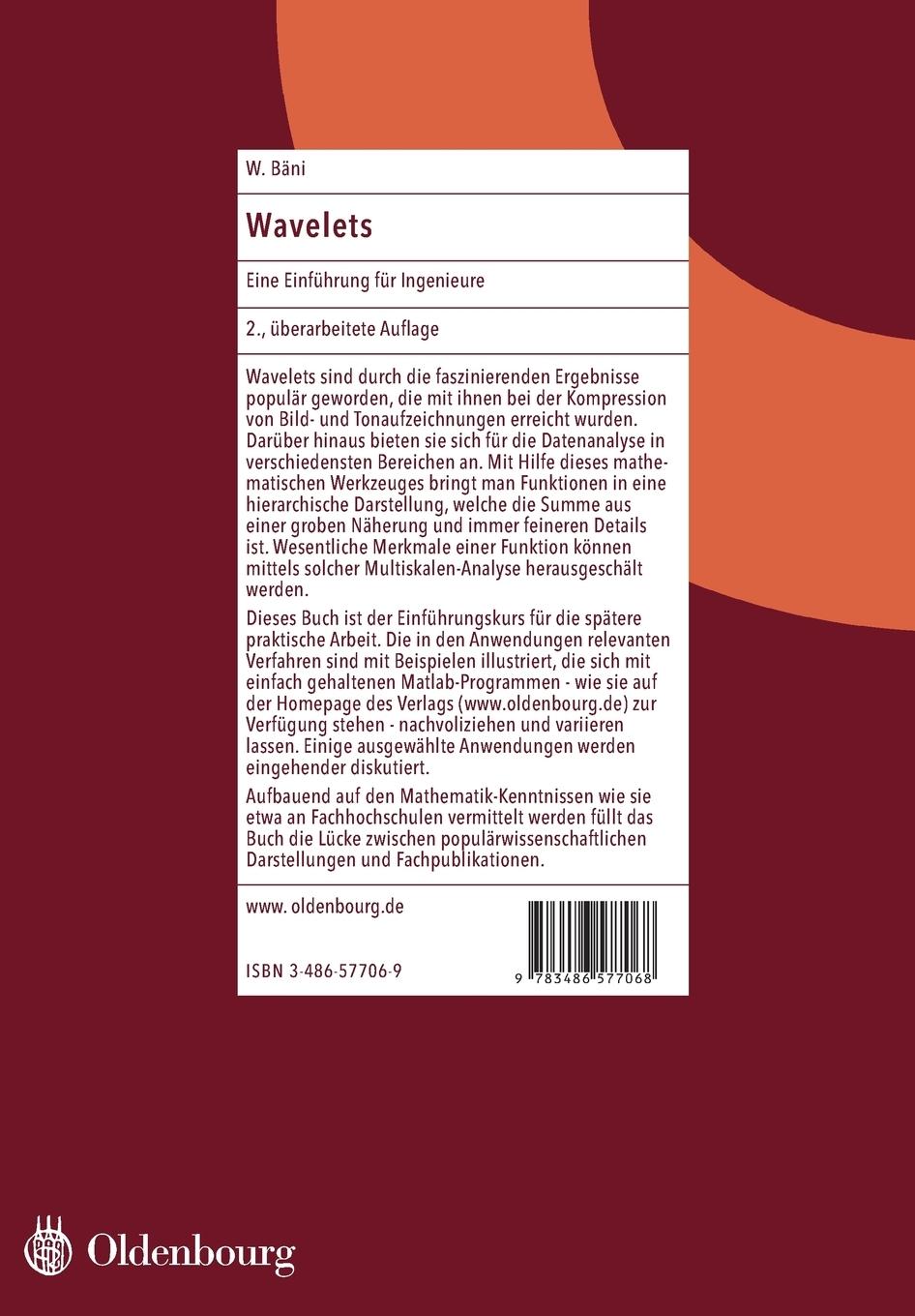 Rückseitencover Wavelets