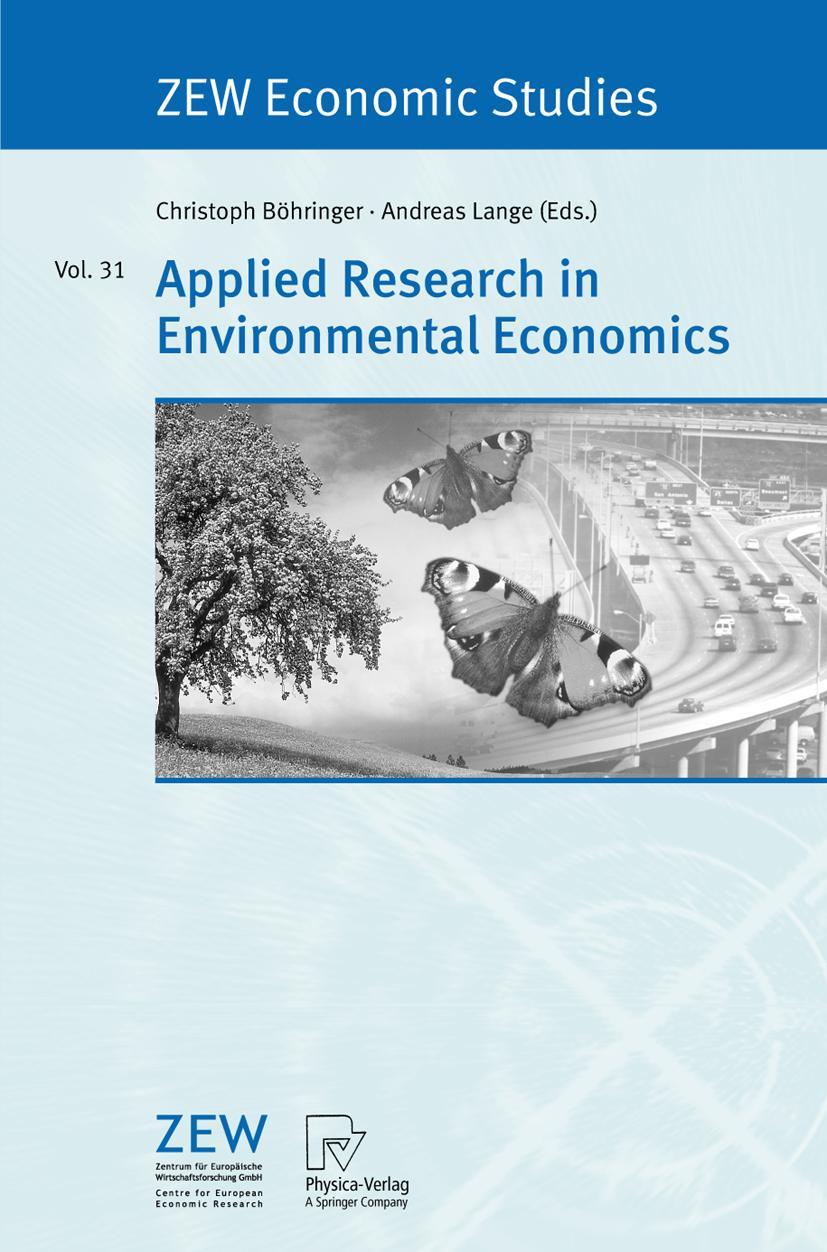 Vorderes Coverbild Applied Research in Environmental Economics