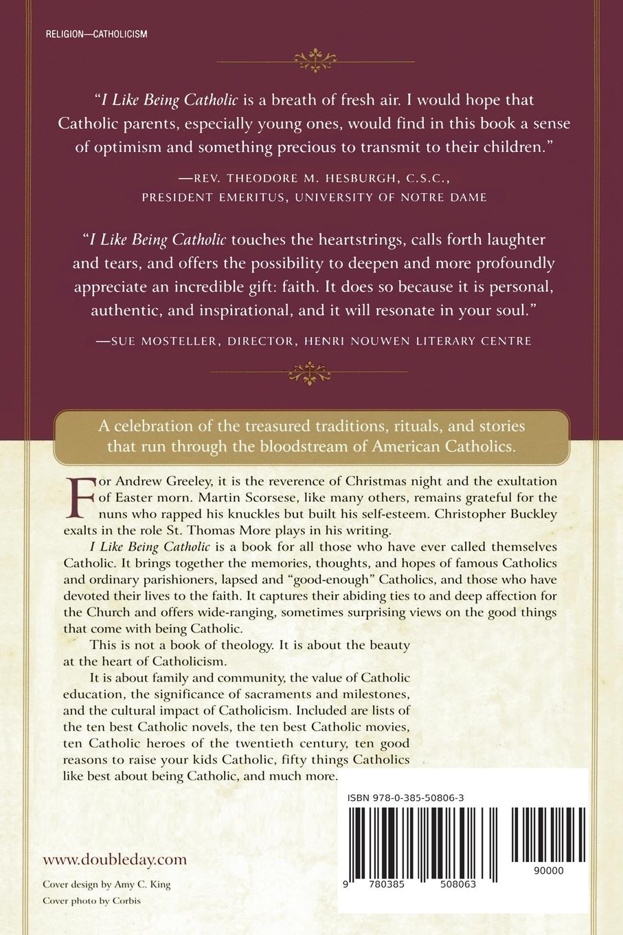 Rückseitencover I Like Being Catholic