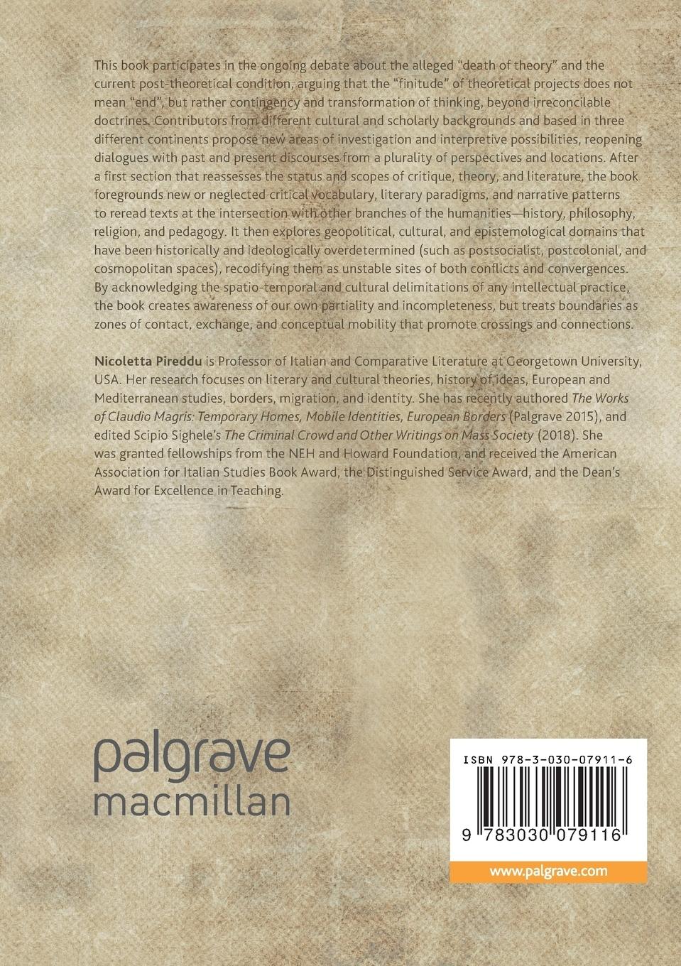 Rückseitencover Reframing Critical, Literary, and Cultural Theories