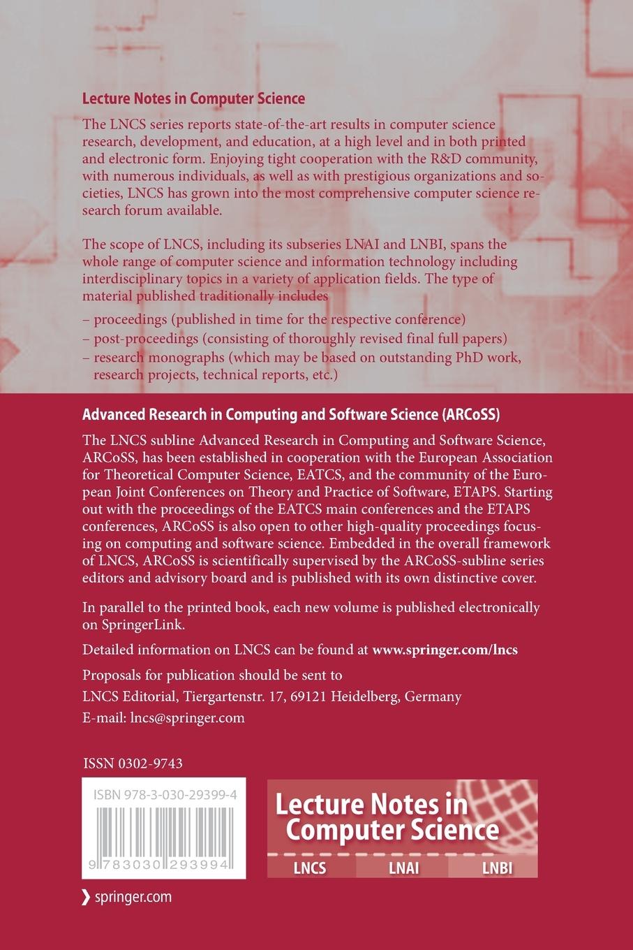 Rückseitencover Euro-Par 2019: Parallel Processing