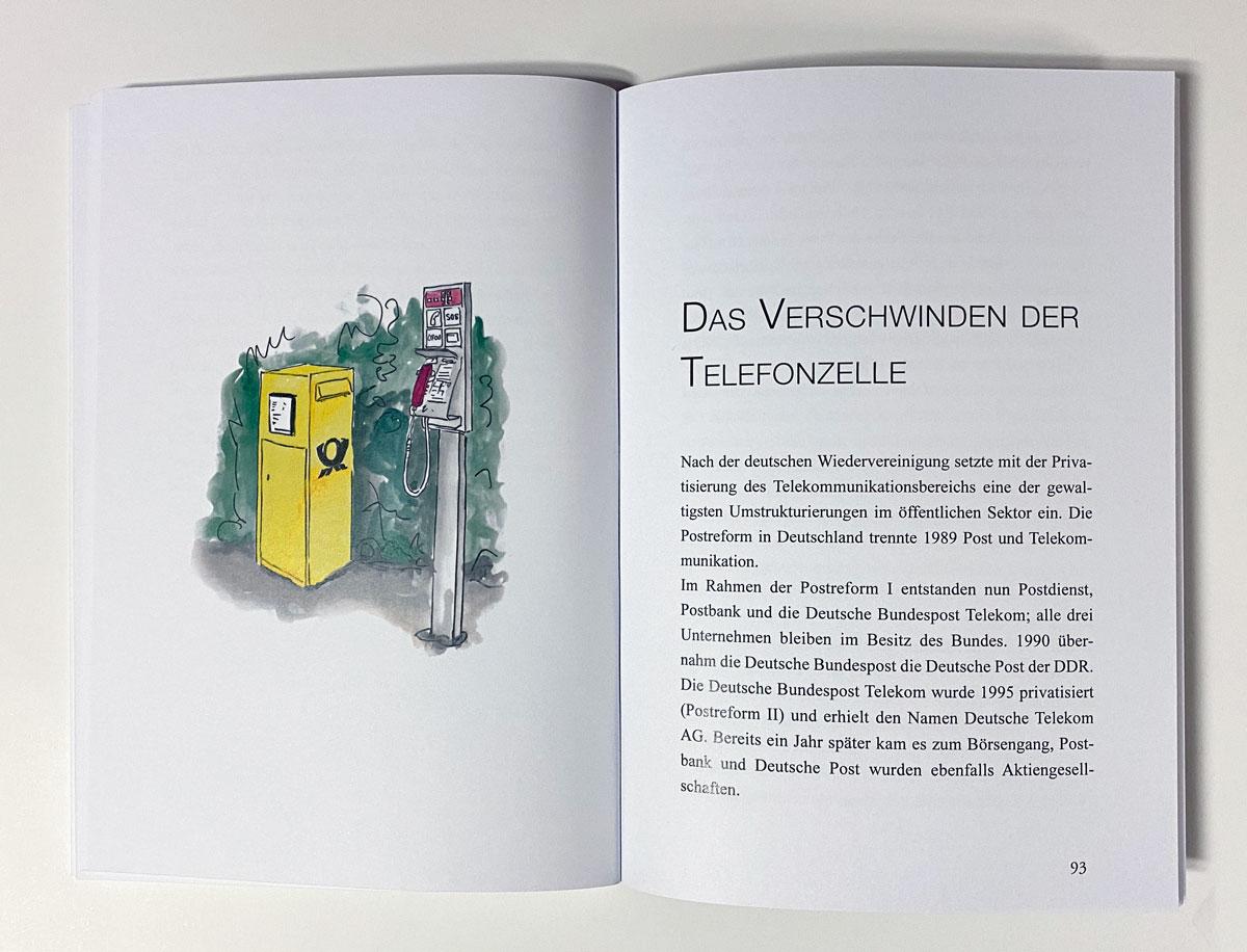 Beispielinhalt (Bild) Eine kleine Geschichte der Telefonzelle