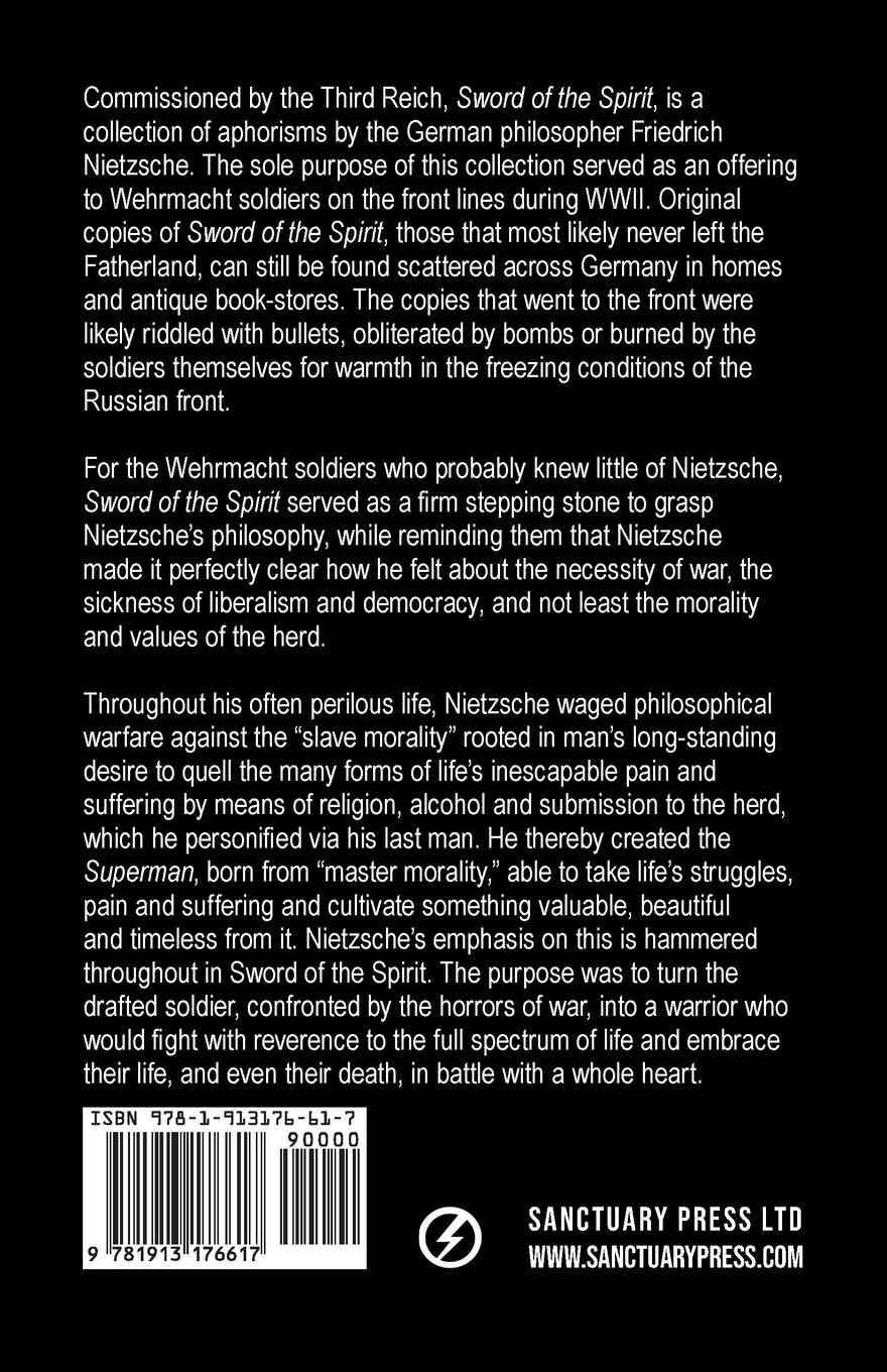 Rückseitencover Sword of the Spirit