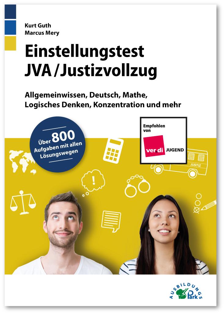 Vorderes Coverbild Einstellungstest JVA / Justizvollzug