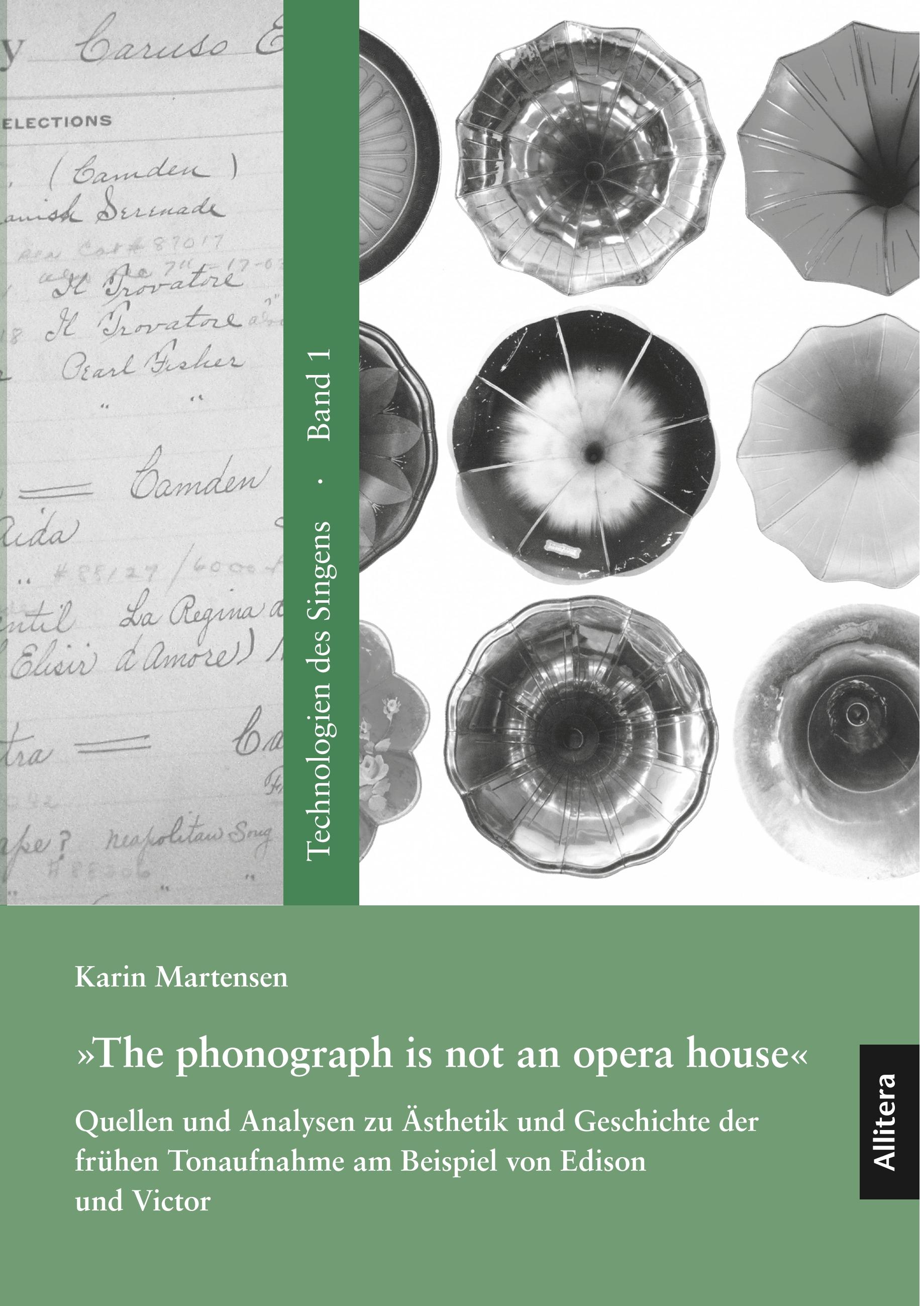 Vorderes Coverbild 'The phonograph is not an opera house'.