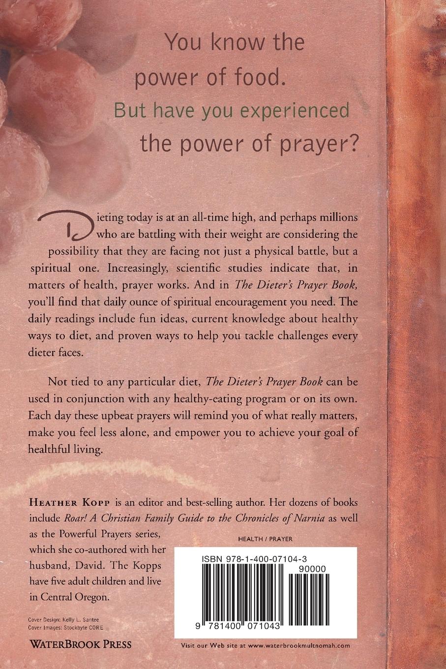 Rückseitencover The Dieter's Prayer Book