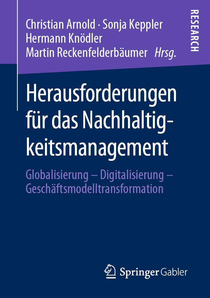 Vorderes Coverbild Herausforderungen für das Nachhaltigkeitsmanagement