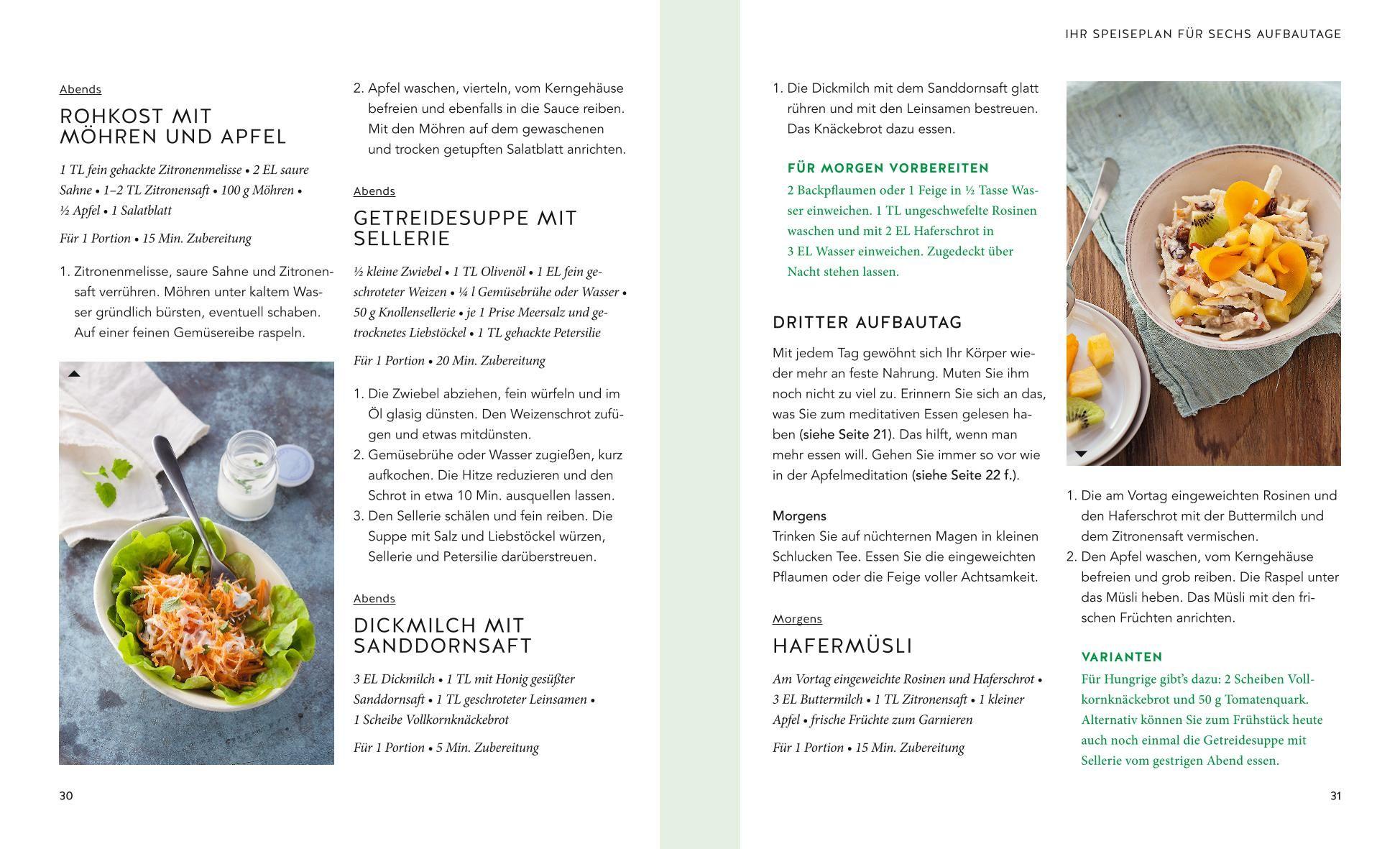 Beispielinhalt (Bild) Richtig essen nach dem Fasten