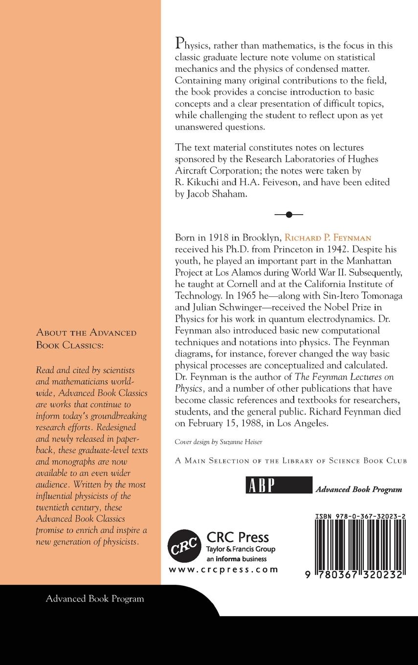 Rückseitencover Statistical Mechanics