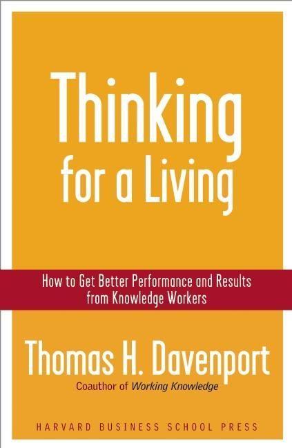 Vorderes Coverbild Thinking for a Living