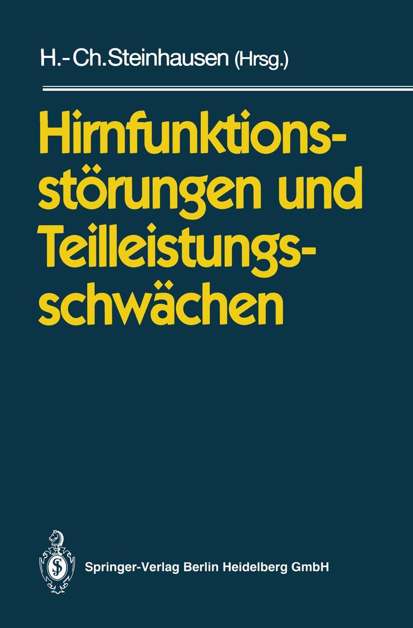 Vorderes Coverbild Hirnfunktionsstörungen und Teilleistungsschwächen