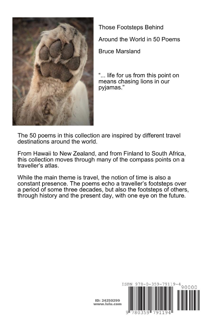 Rückseitencover Those Footsteps Behind