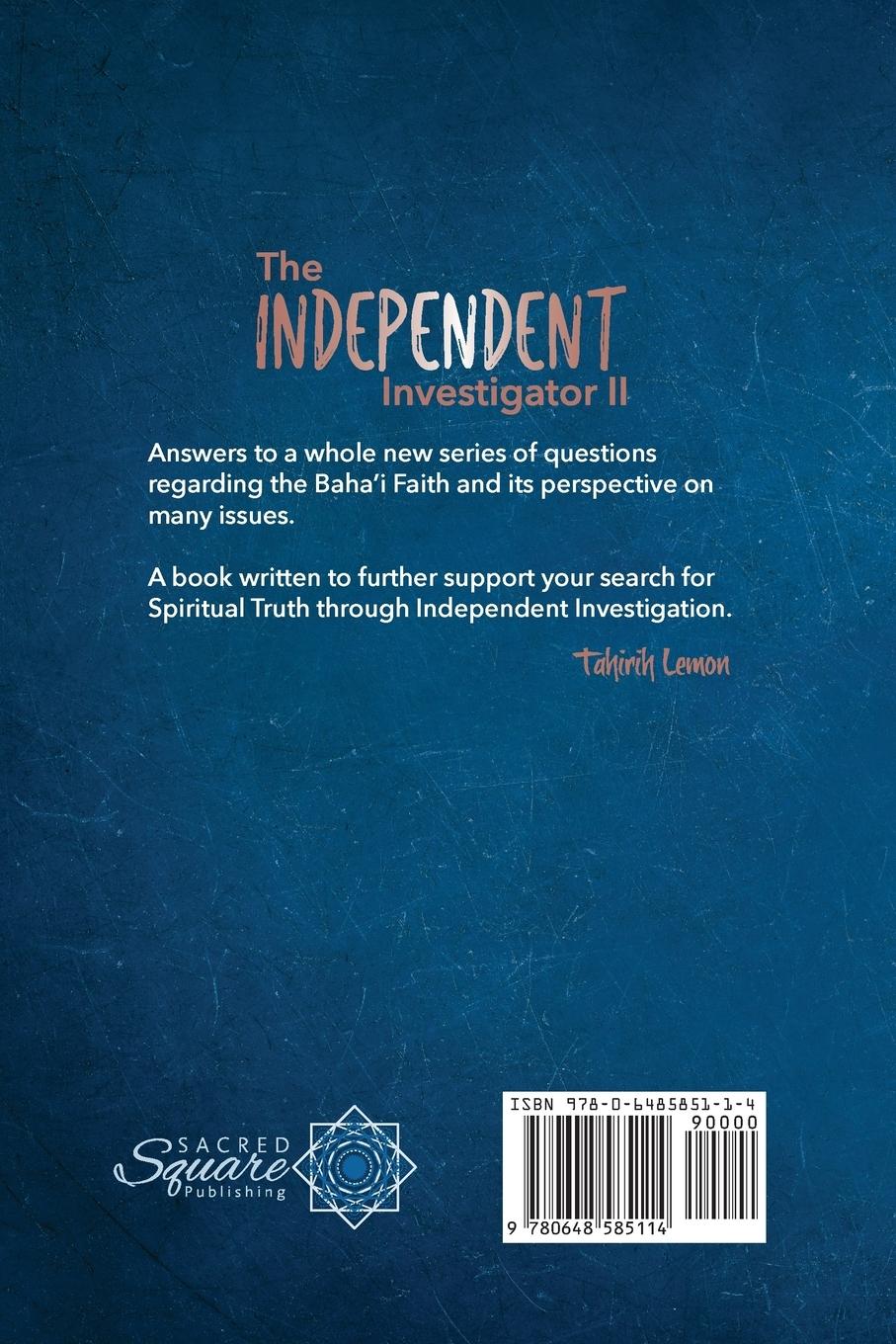 Rückseitencover The Independent Investigator II