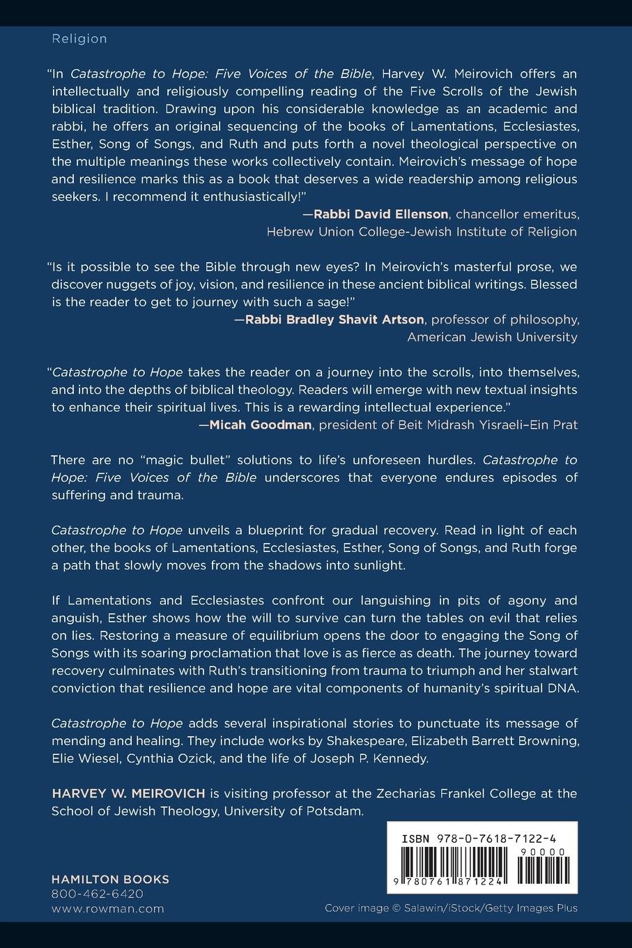 Rückseitencover Catastrophe to Hope