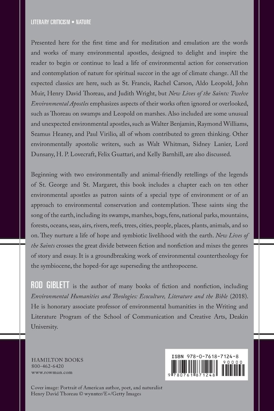 Rückseitencover New Lives of the Saints