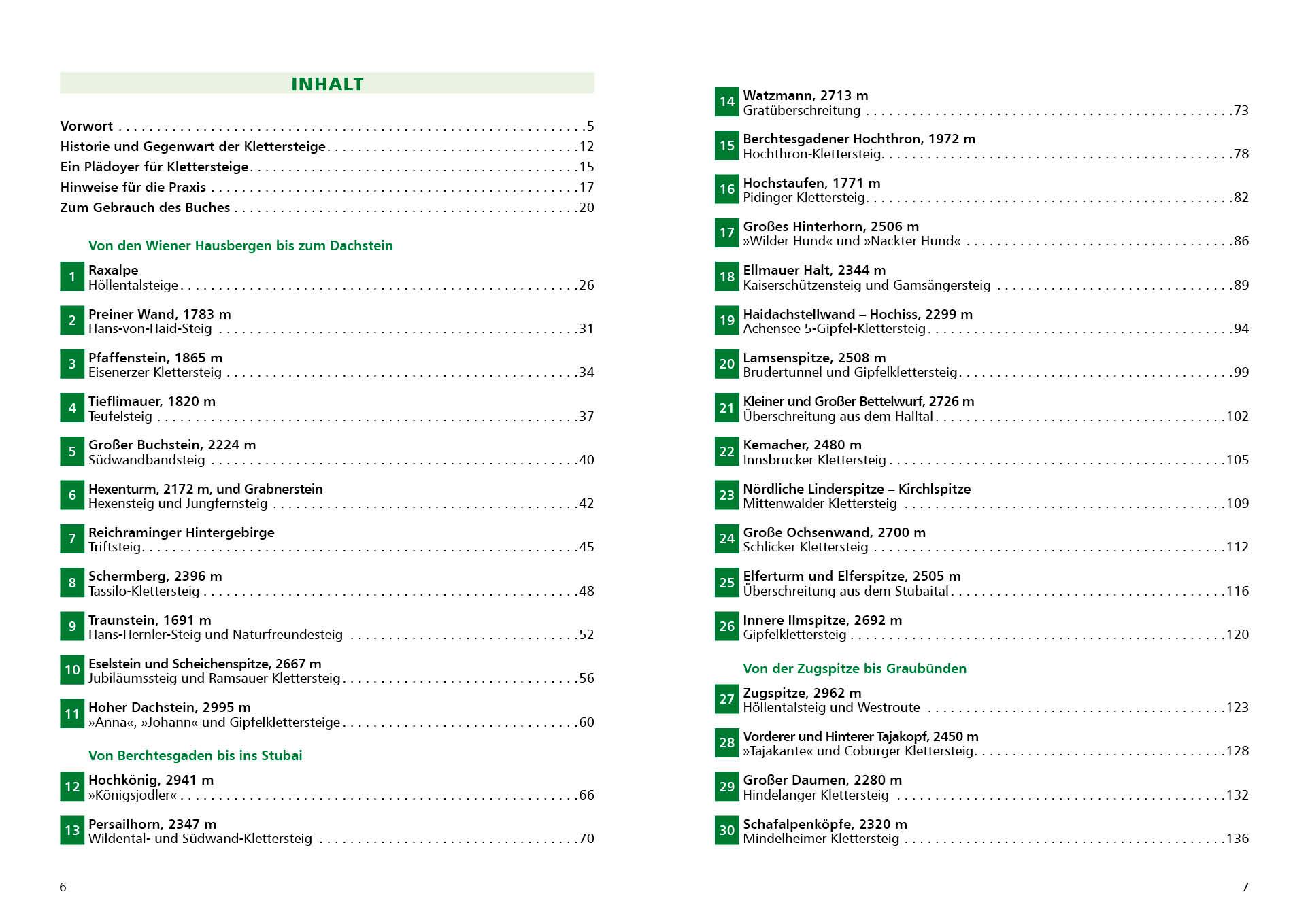 Beispielinhalt (Bild) Alpine Klettersteige Ostalpen