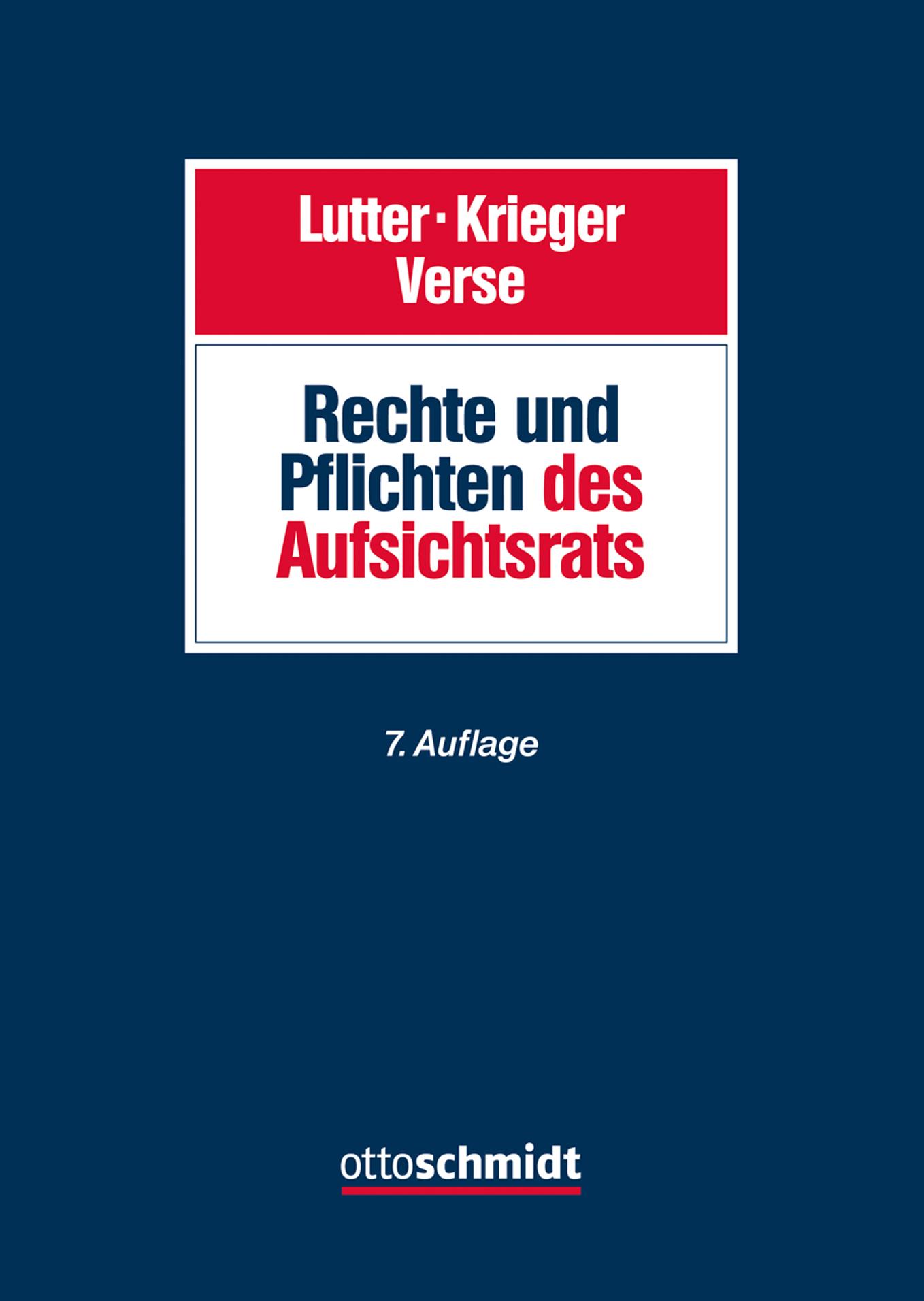Vorderes Coverbild Rechte und Pflichten des Aufsichtsrats