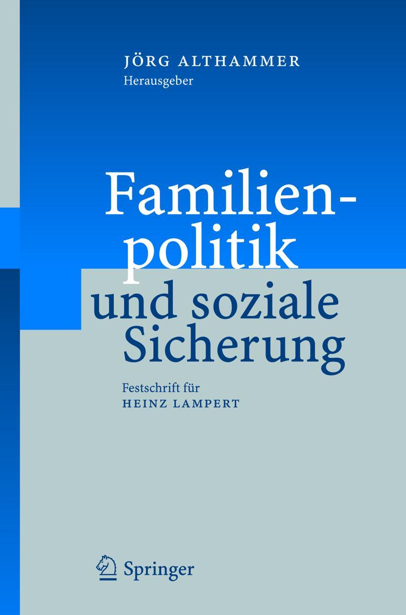 Vorderes Coverbild Familienpolitik und soziale Sicherung