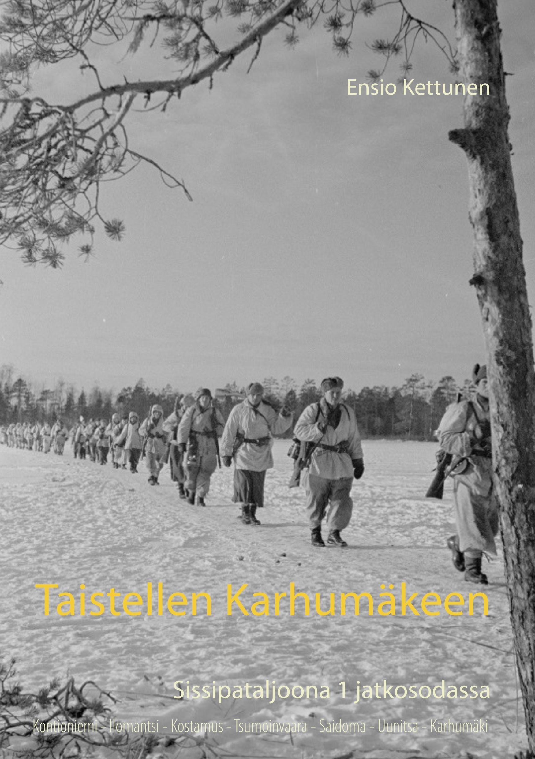 Vorderes Coverbild Taistellen Karhumäkeen