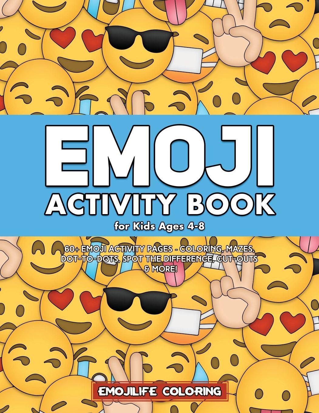 Vorderes Coverbild Emoji Activity Book for Kids Ages 4-8