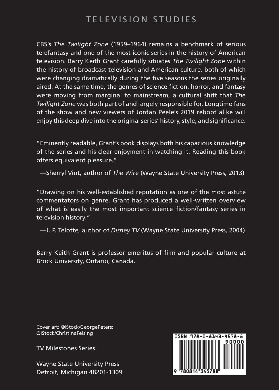 Rückseitencover Twilight Zone