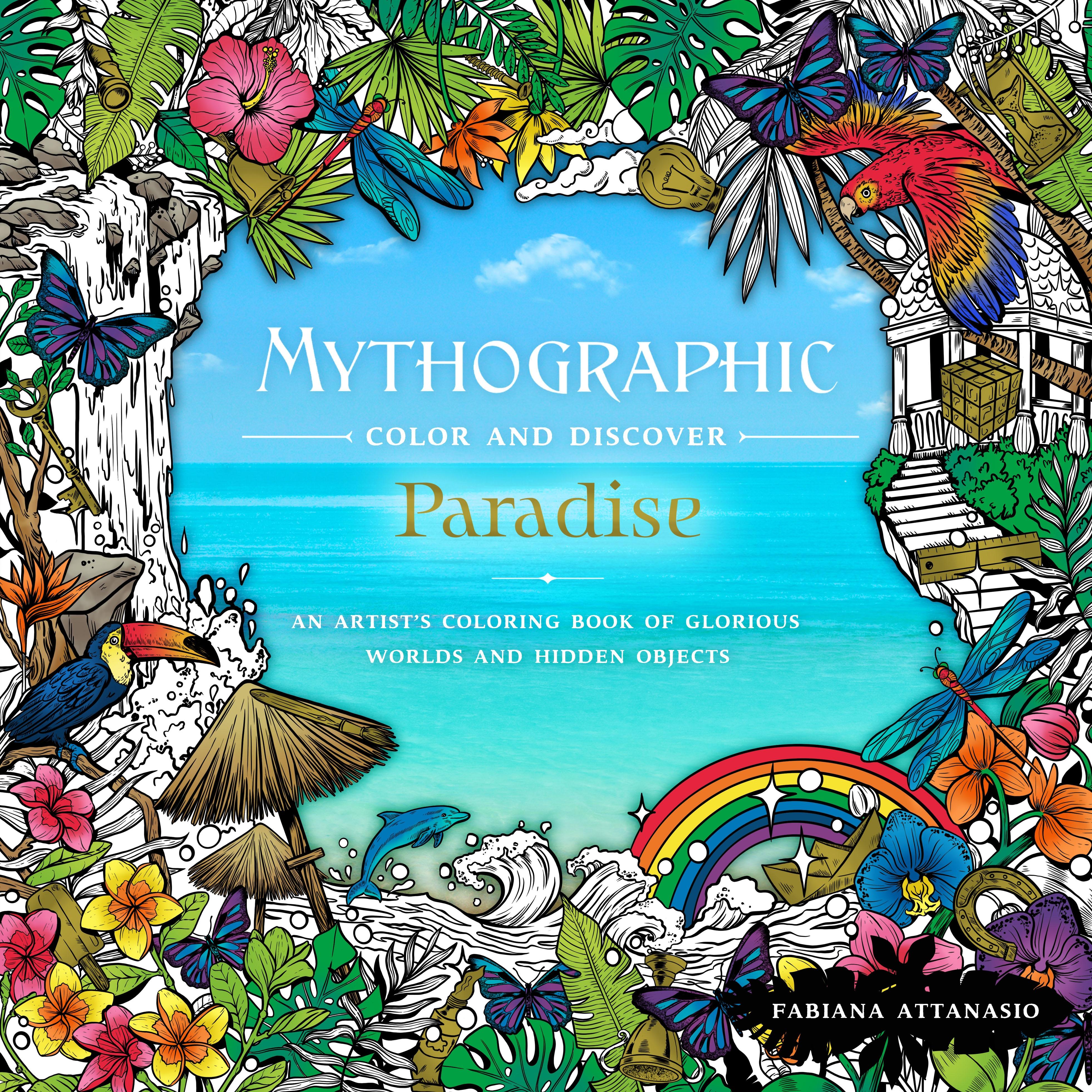 Vorderes Coverbild Mythographic Color & Discover: Paradise