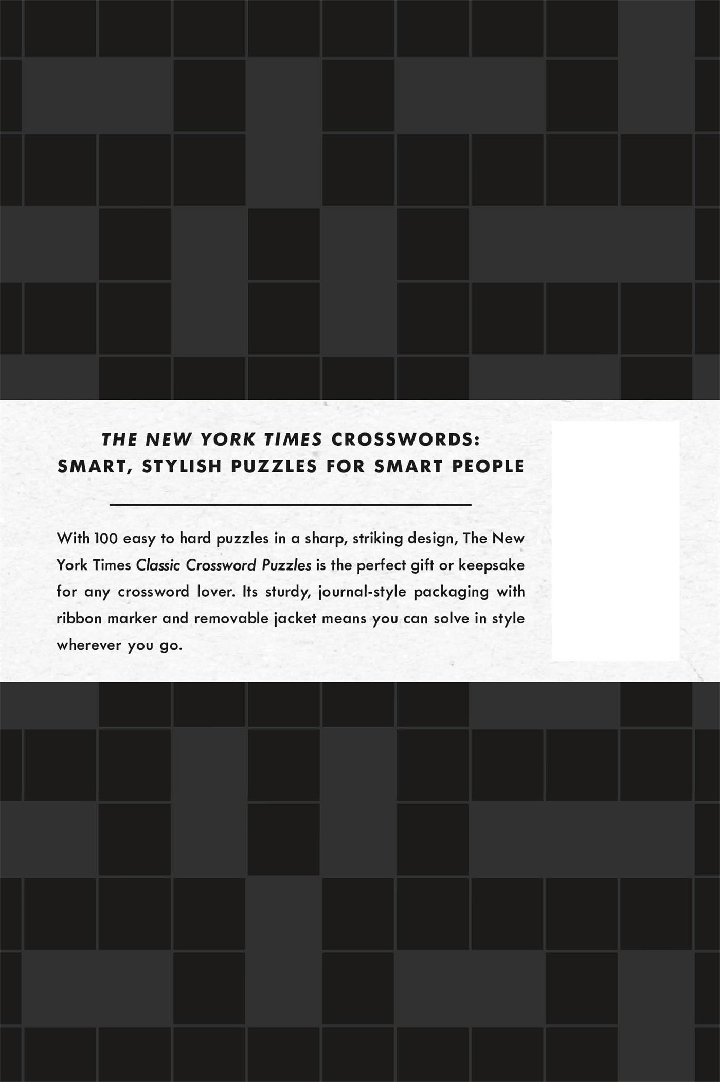 Rückseitencover The New York Times Classic Crossword Puzzles (Black and White)