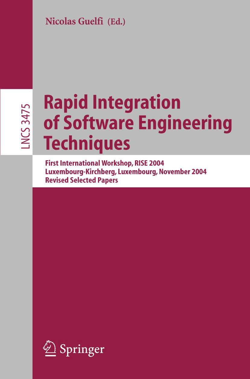 Vorderes Coverbild Rapid Integration of Software Engineering Techniques