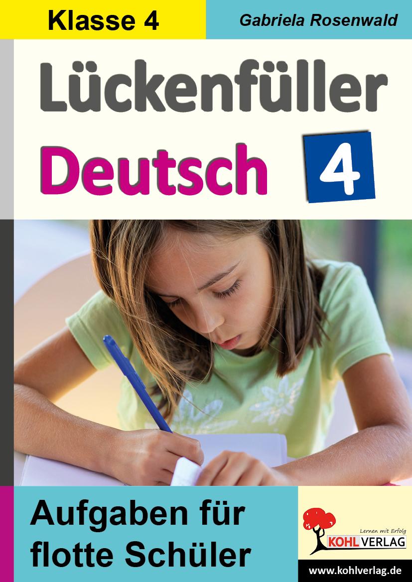 Vorderes Coverbild Lückenfüller Deutsch / Klasse 4