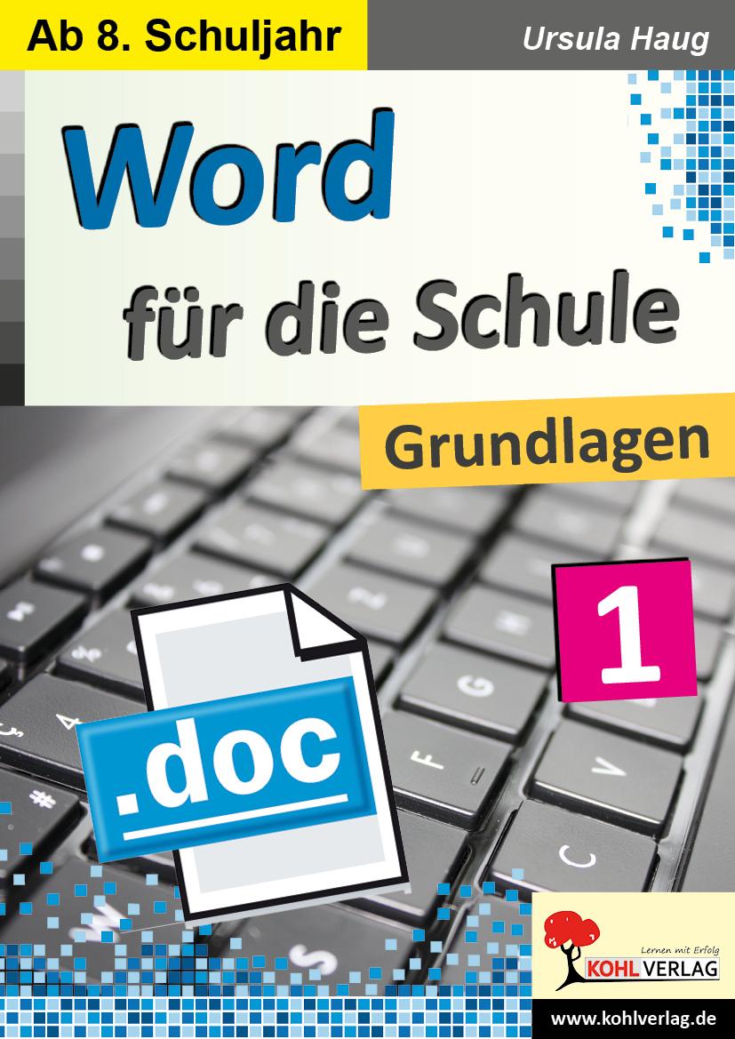 Vorderes Coverbild Word für die Schule / Band 1