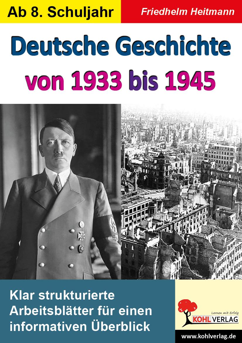 Vorderes Coverbild Deutsche Geschichte von 1933 bis 1945