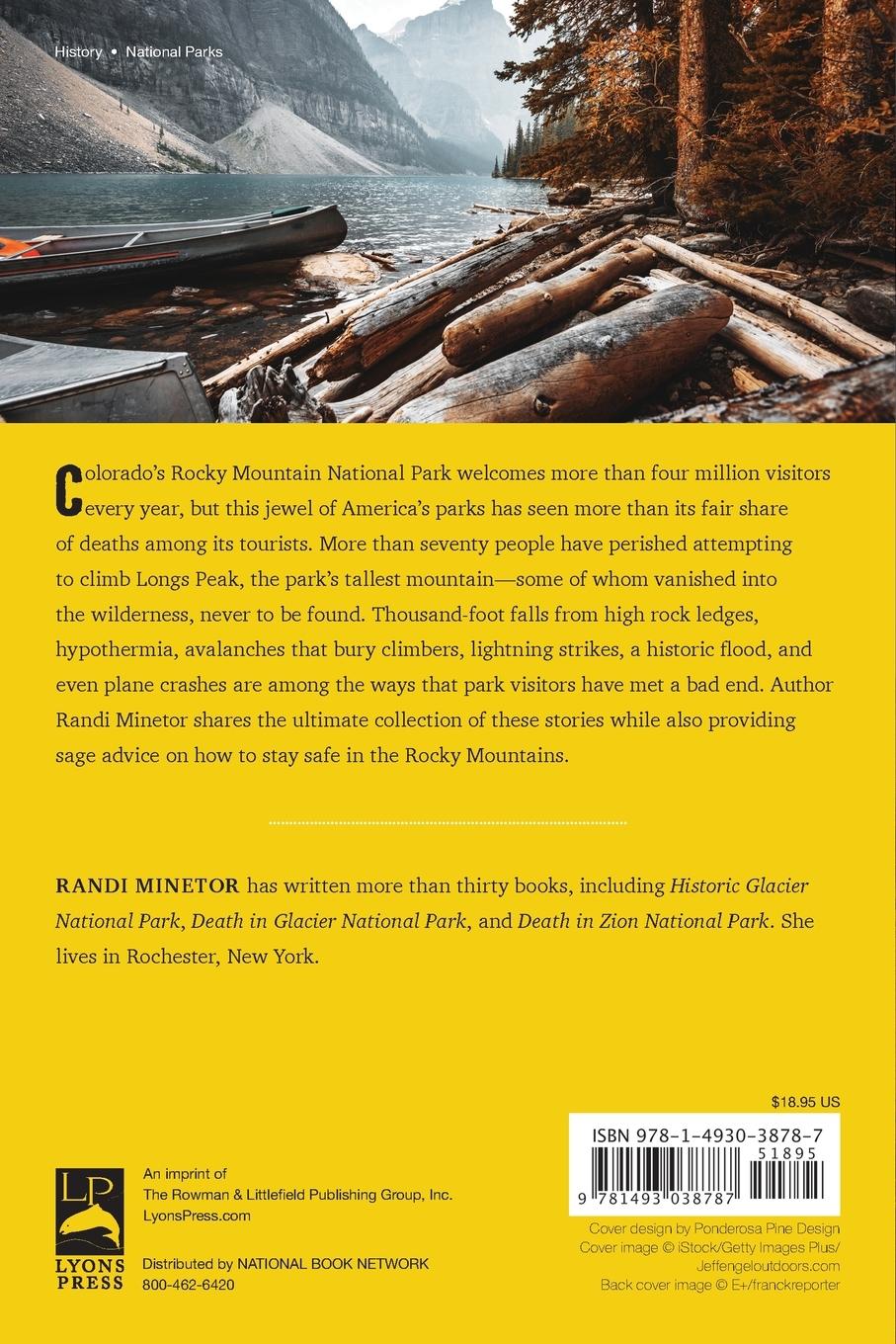 Rückseitencover Death in Rocky Mountain National Park