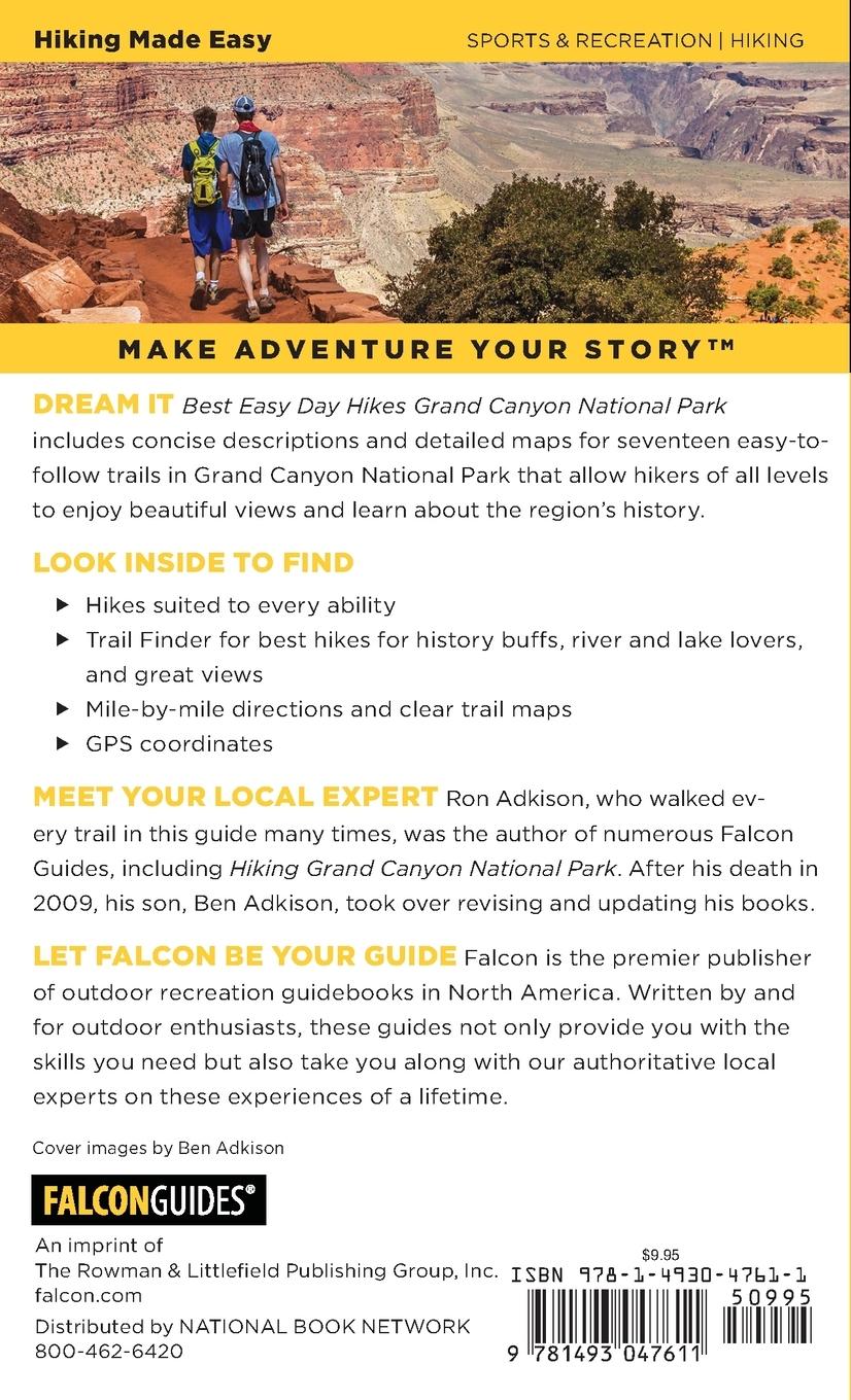 Rückseitencover Best Easy Day Hikes Grand Canyon National Park