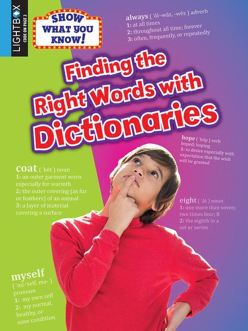 Vorderes Coverbild Finding the Right Words with Dictionaries
