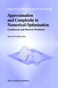 Vorderes Coverbild Approximation and Complexity in Numerical Optimization
